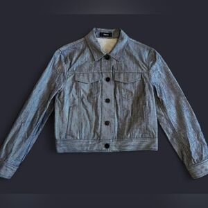 Theory Women's Blue Jean Jacket